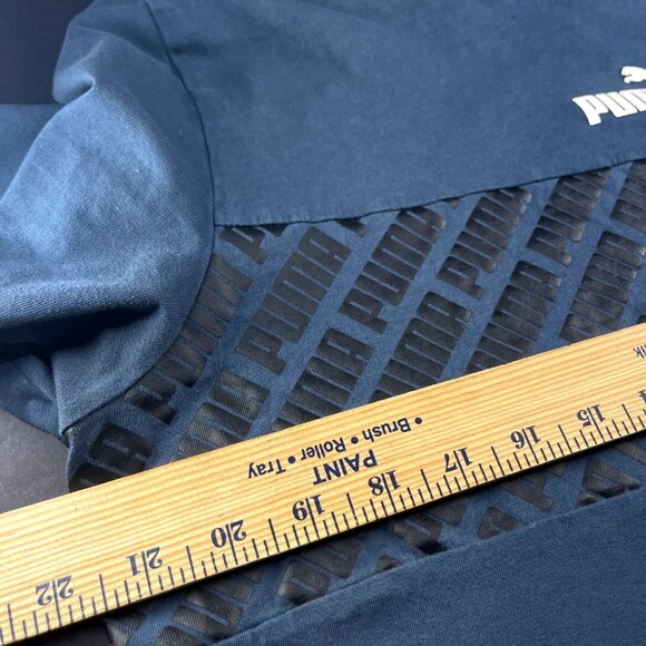 Puma Mens Blue Graphic Logo T-Shirt Large - Picture 6 of 7